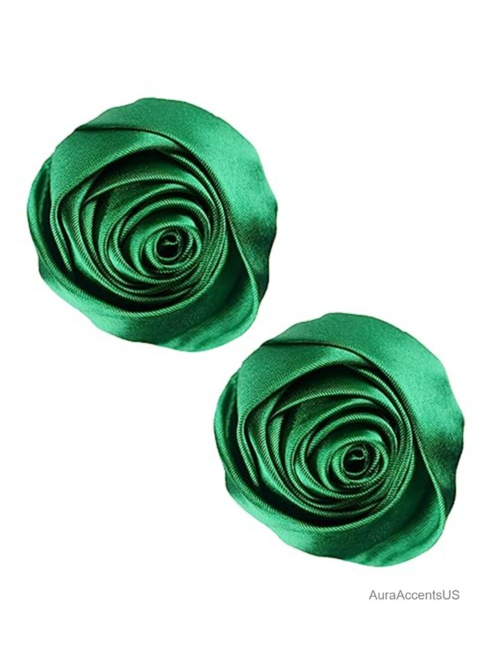 5.5cm Silk Rose Shoe Clips Removable Flower Buckles for High Heels